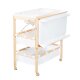 roba Bade Wickel Kombi Baby Pool Wickeltisch klappbar, mit integrierter Badewanne, natur - B-Ware sehr gut