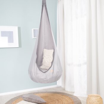 roba Hängesack, für Kinder, für Innen oder Außen, grau - B-Ware neuwertig