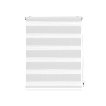 Lichtblick Duo Rollo Klemmfix, ohne Bohren, ab 45 x 150 cm (Weiß, 50x150 cm) - B-Ware sehr gut