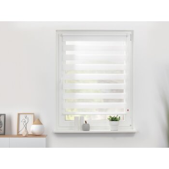 Lichtblick Duo Rollo Klemmfix, ohne Bohren, ab 45 x 150 cm (Weiß, 50x150 cm) - B-Ware sehr gut