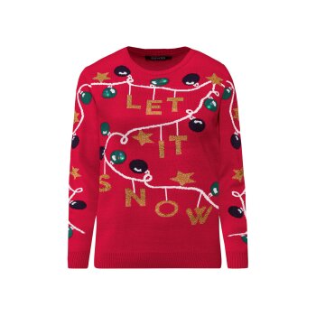 esmara® Damen Pullover mit weihnachtlichen Motiven (rot, XL(48/50)) - B-Ware sonstiges