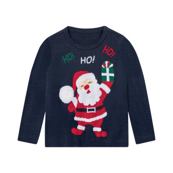 lupilu® Kleinkinder Jungen Pullover mit coolem Weihnachtsmotiv - B-Ware