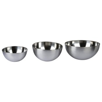 ERNESTO® 3-teiliges Edelstahl-Schüssel-Set,...
