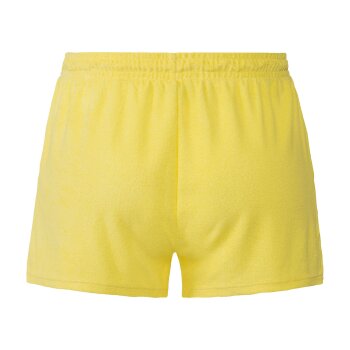 esmara® Damen Frottee Hotpants mit seitlichen Eingrifftaschen (gelb, S (36/38)) - B-Ware sehr gut