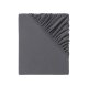 LIVARNO home Bi-Elastic Jersey Spannbettlaken, 180-200 x 200 cm (dunkelgrau) - B-Ware neuwertig