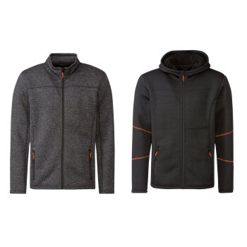 LIVERGY® Herren Jacke Strickfleece, leger geschnitten - B-Ware