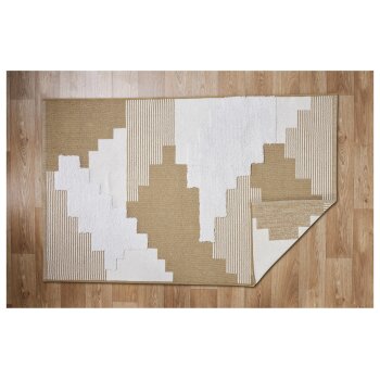 LIVARNO home Baumwollteppich, 120 x 180 cm (Beige) - B-Ware sehr gut
