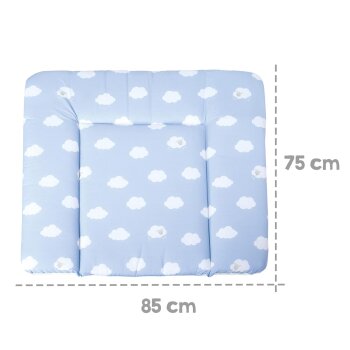 roba Wickelauflage Kleine Wolke, 85 x 75 cm, blau -...