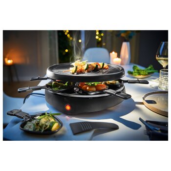 SILVERCREST® KITCHEN TOOLS Raclette-Grill, 800 W, Ø 29 cm - B-Ware sehr gut