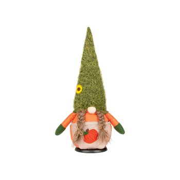 LIVARNO home XXL-Wichtelfigur, mit Sandfüllung (Wichtel Frau mit Kürbis) - B-Ware Transportschaden Kosmetisch