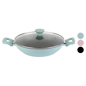 ERNESTO® Aluminium-Servierpfanne, mit Deckel,...
