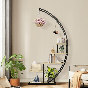 Ribelli 5-stufiger Metall-Pflanzenständer in...