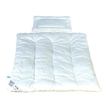 roba Baby Bettset, Steppbett und Kissen, Baumwollbezug - B-Ware neuwertig