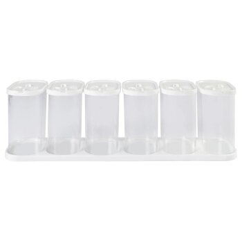 ERNESTO® Vorratsdosen, 5 / 12-teilig, stapelbar (Gewürzdosen 12er Set) - B-Ware sehr gut
