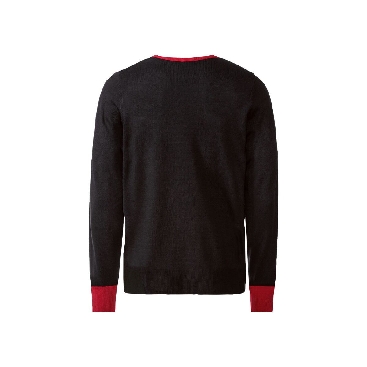 XXL(60/62)) Weihnachtsmotiv mit gut, Herren sehr - € Pullover B-Ware (schwarz, LIVERGY® 10,99