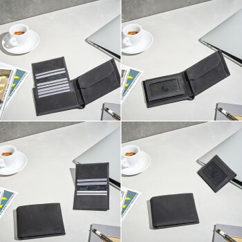 DONBOLSO 2-in-1 Geldbörse Zürich Pro, Herren,...