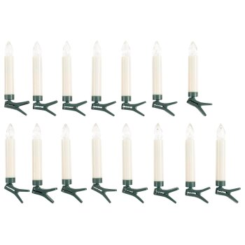 LIVARNO home LED Weihnachtsbaumkerzen, kabellos, 15 Stück (creme) - B-Ware sehr gut