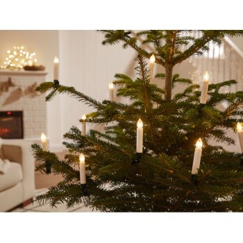 LIVARNO home LED Weihnachtsbaumkerzen, kabellos, 15 Stück (creme) - B-Ware sehr gut