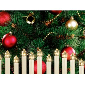 LIVARNO home LED Weihnachtsbaumkerzen, kabellos, 15 Stück (creme) - B-Ware sehr gut