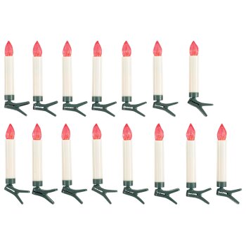 LIVARNO home LED Weihnachtsbaumkerzen, kabellos, 15 Stück (creme) - B-Ware sehr gut