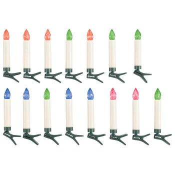LIVARNO home LED Weihnachtsbaumkerzen, kabellos, 15 Stück (creme) - B-Ware sehr gut