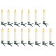 LIVARNO home LED Weihnachtsbaumkerzen, kabellos, 15 Stück (creme) - B-Ware sehr gut