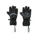 CRIVIT Kinder Handschuhe, windabweisend (schwarz/grau, 6) - B-Ware sehr gut