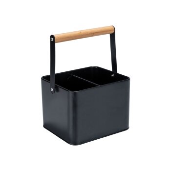 WENKO Utensilienkorb »Baco«, schwarz - B-Ware...