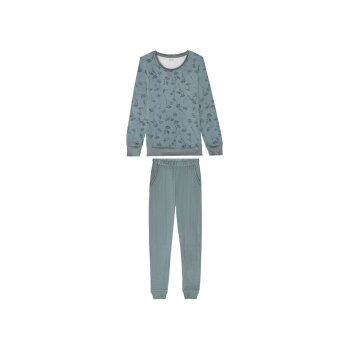 esmara® Damen Pyjama, aus kuschelig weicher Nicki-Qualität - B-Ware