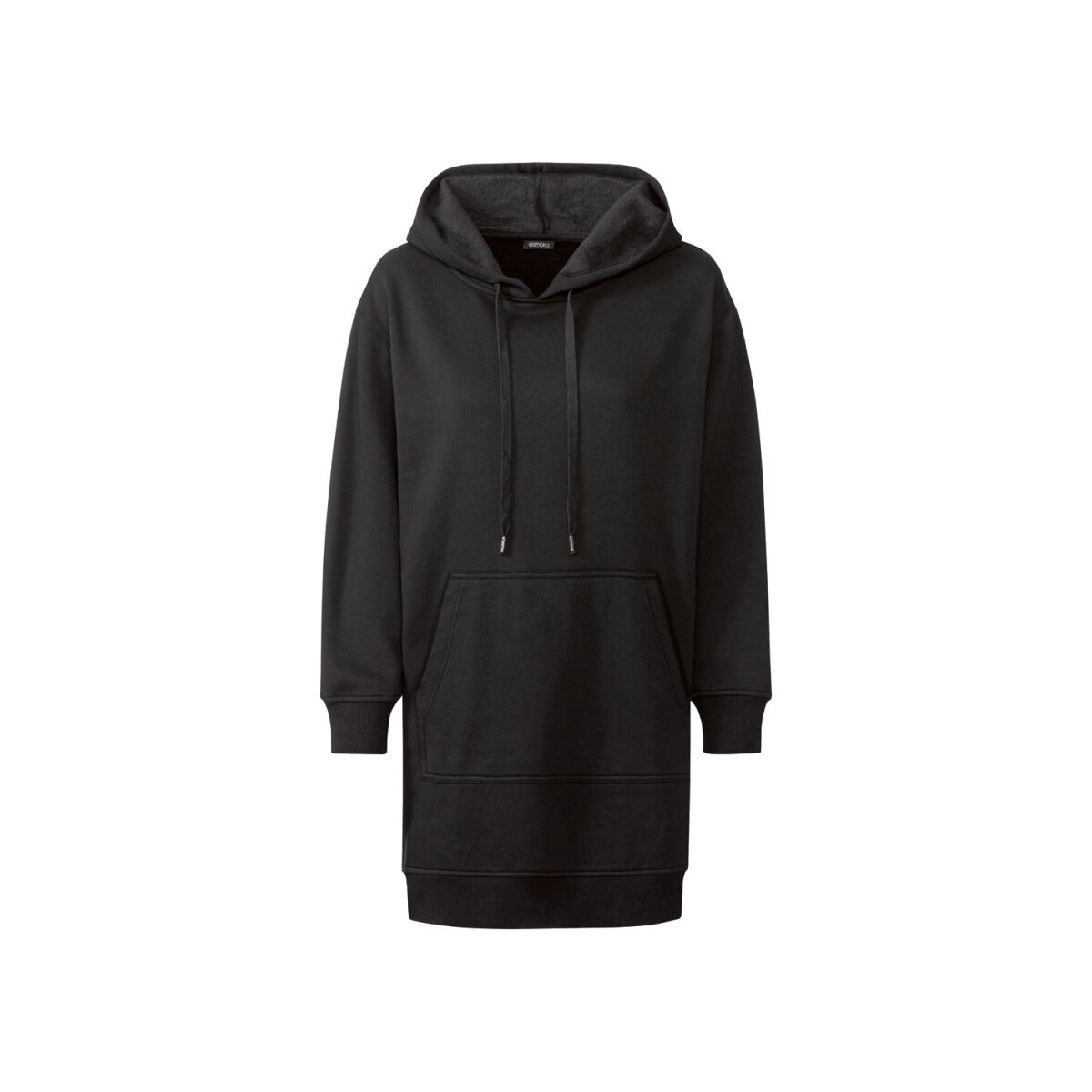 esmara® Damen Sweatkleid mit hohem Baumwollanteil (schwarz, S (36/38)) -  B-Ware sehr gut, 13,99 € | 