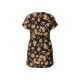 esmara® Kleid mit Rundhalsausschnitt, XXXL, schwarz/geblühmt - B-Ware sehr gut