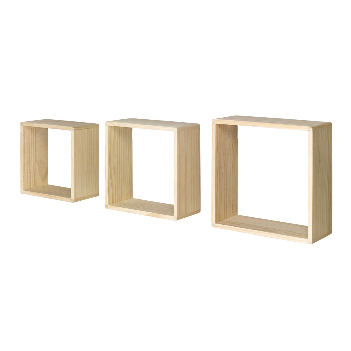 LIVARNO home Offenes Wandbox-Set, aus Kiefernholz, 3-teilig - B-Ware sehr  gut, 12,99 €