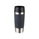 EMSA Travel Mug Essential Isolierbecher 0,36l, auslaufsicher, spülmaschinenfest, 4h warm, 8h kalt, Quick-Press»N2025700« (Dunkelgrau) - B-Ware sehr gut