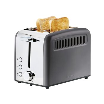SILVERCREST® KITCHEN TOOLS Doppelschlitz-Toaster »STC 950 D3«, 950 W, 6 Stufen (anthrazit) - B-Ware Transportschaden Kosmetisch