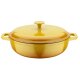 GSW Gusseisen Schmortopf/Bräter (Schmortopf, gelb, 30cm) - B-Ware Transportschaden Kosmetisch