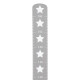 roba Messlatte Little Stars mit Sterne Motiv, Skala bis 160 cm, Messleiste aus Holz, grau - B-Ware neuwertig
