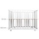 roba Laufgitter, klappbar, 75 x 100 cm - Platzsparender und faltbarer Baby Laufstall Holz - B-Ware sehr gut