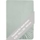 roba Spannbettlaken Lil Planet 60 x 120 – 70 x 140 - Baby Bettlaken für Kindermatratzen - Bio Baumwolle - Frosty Green - B-Ware neuwertig