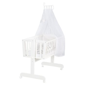 roba Babywiege 40 x 90 cm aus Holz - Fox & Bunny -...