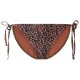 esmara® Damen Bikini Unterteil, pflegeleichte Qualität (leo/braun, 36) - B-Ware neuwertig