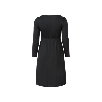 esmara® Damen Kleid, tailliert geschnitten, mit ressourcenschonender Viskose (schwarz, XL(48/50)) - B-Ware neuwertig