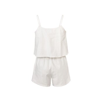 esmara® Damen Jumpsuit, mit Leinen und Viskose (offwhite, 42) - B-Ware neuwertig