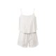 esmara® Damen Jumpsuit, mit Leinen und Viskose (offwhite, 42) - B-Ware neuwertig