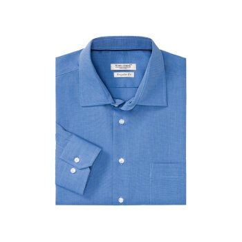 Nobel League Herren Businesshemd, Regular Fit, blau (43) - B-Ware neuwertig