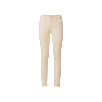 esmara® Damen Jeans, Super Skinny Fit, mit hoher Leibhöhe (creme, 46) - B-Ware neuwertig