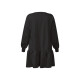 esmara® Damen Sweatkleid mit Rundhalsausschnitt und überschnittenen Schultern (schwarz, XS (32/34)) - B-Ware neuwertig