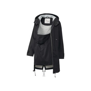 esmara® Damen Umstands-Parka mit Erweiterungseinsatz (schwarz, 34) - B-Ware neuwertig