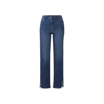 esmara® Damen Jeans, Skinny Fit, mit hoher Leibhöhe (dark blue denim, 46) - B-Ware neuwertig