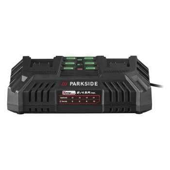 PARKSIDE® 20 V Akku-Doppelladegerät »PDSLG 20 B1«, 2 x 4,5 A - B-Ware neuwertig