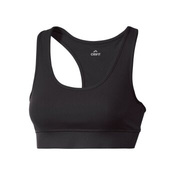 CRIVIT Damen Sportbustier, Medium-Level, mit formendem...